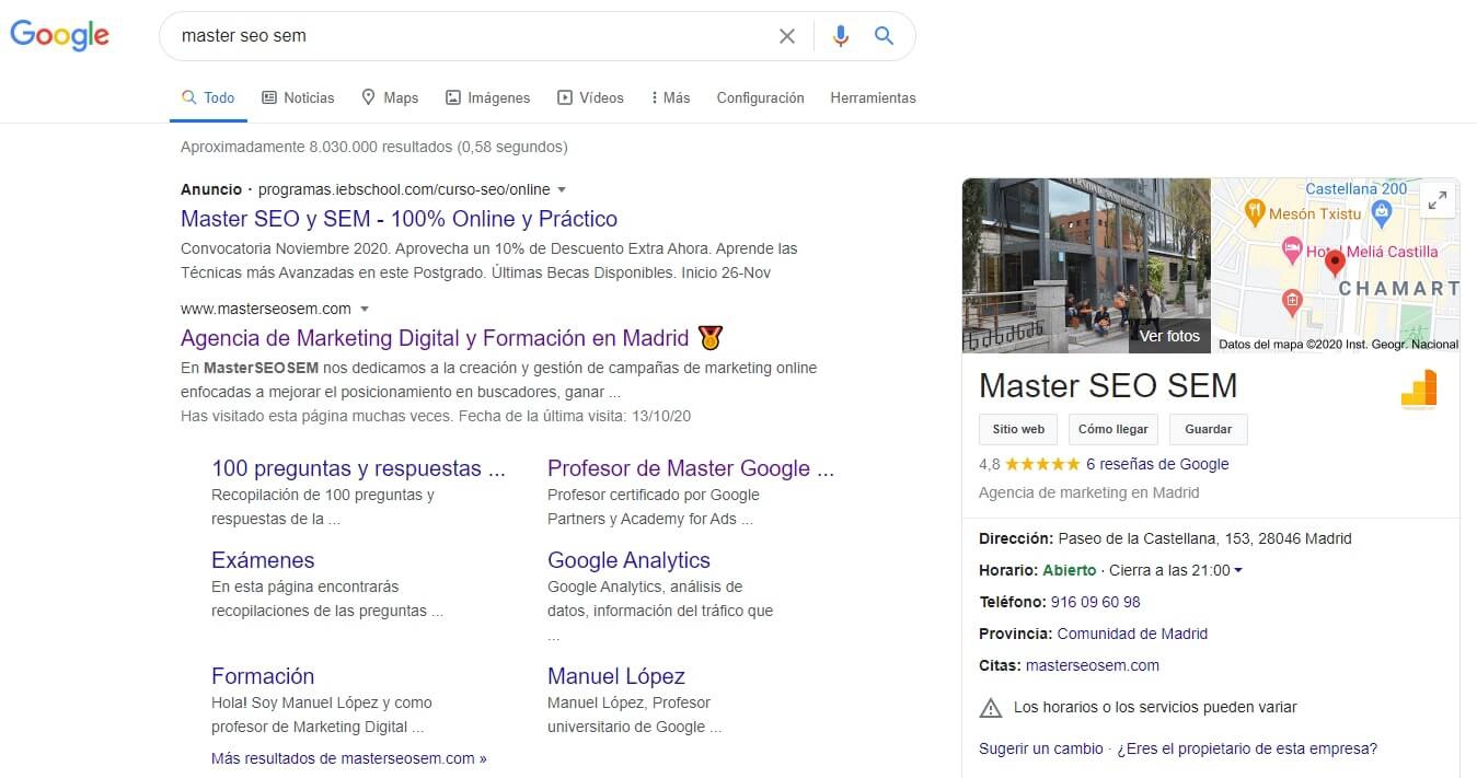 google seo local